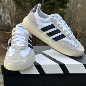 Adidas Barreda Decode White Low Casual Sneaker Womens 8.5 Youth GS 7Y Unisex NEW